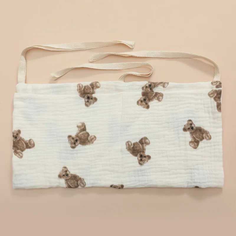 Baby Nursery Crib Organizer Caddy with 2 Pockets