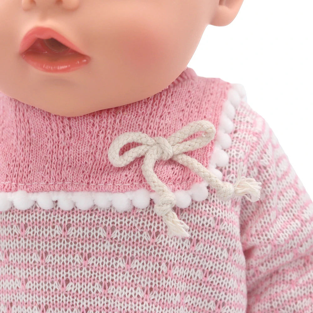 Baby Doll Outfits Set with Shoes for 13-18 Inch Dolls