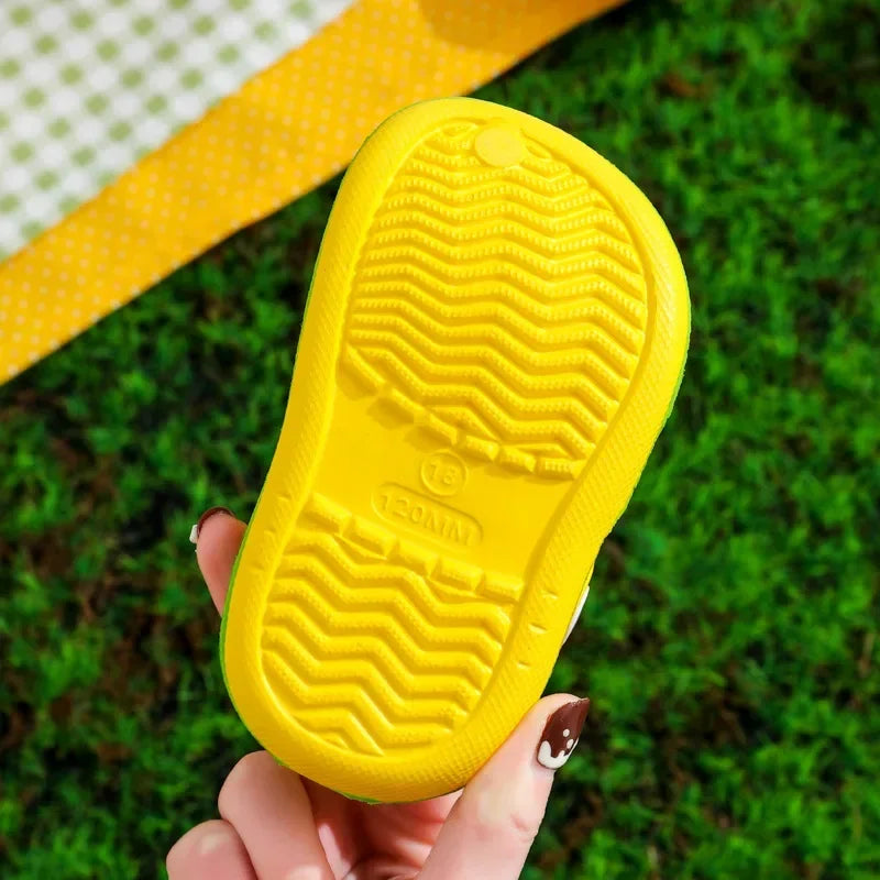 Summer Kids Sandals | Soft Anti-Skid Cartoon Hole Shoes for Boys & Girls