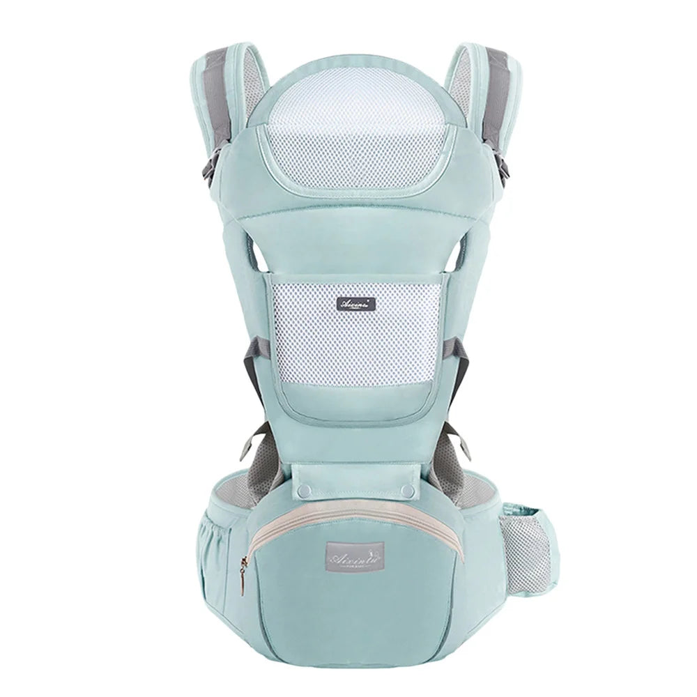 Ergonomic Baby Carrier with Hipseat | Front-Facing & Kangaroo Carry