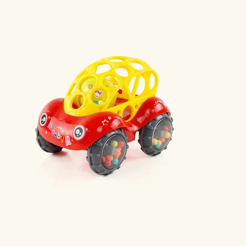 Sensory Teething Rattle Toy for Babies 0-36 Months