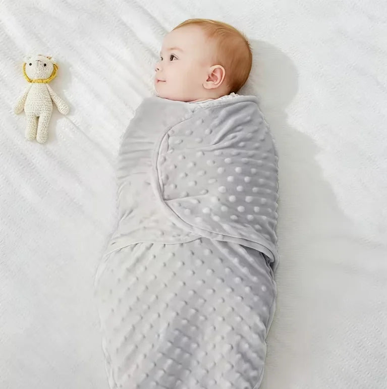 Newborn Cartoon Swaddle Blanket for 0-6 Months