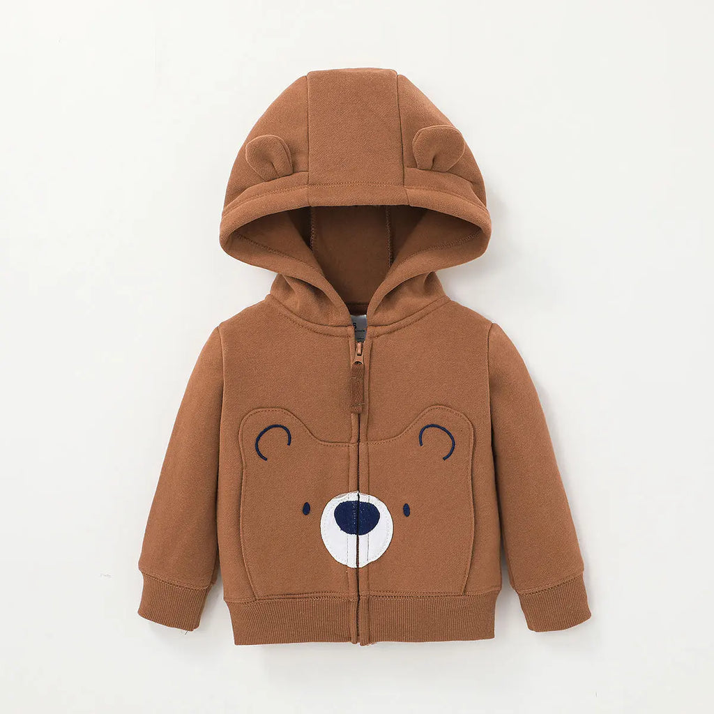 Baby 3-Piece Hooded Coat, Romper & Trousers Set