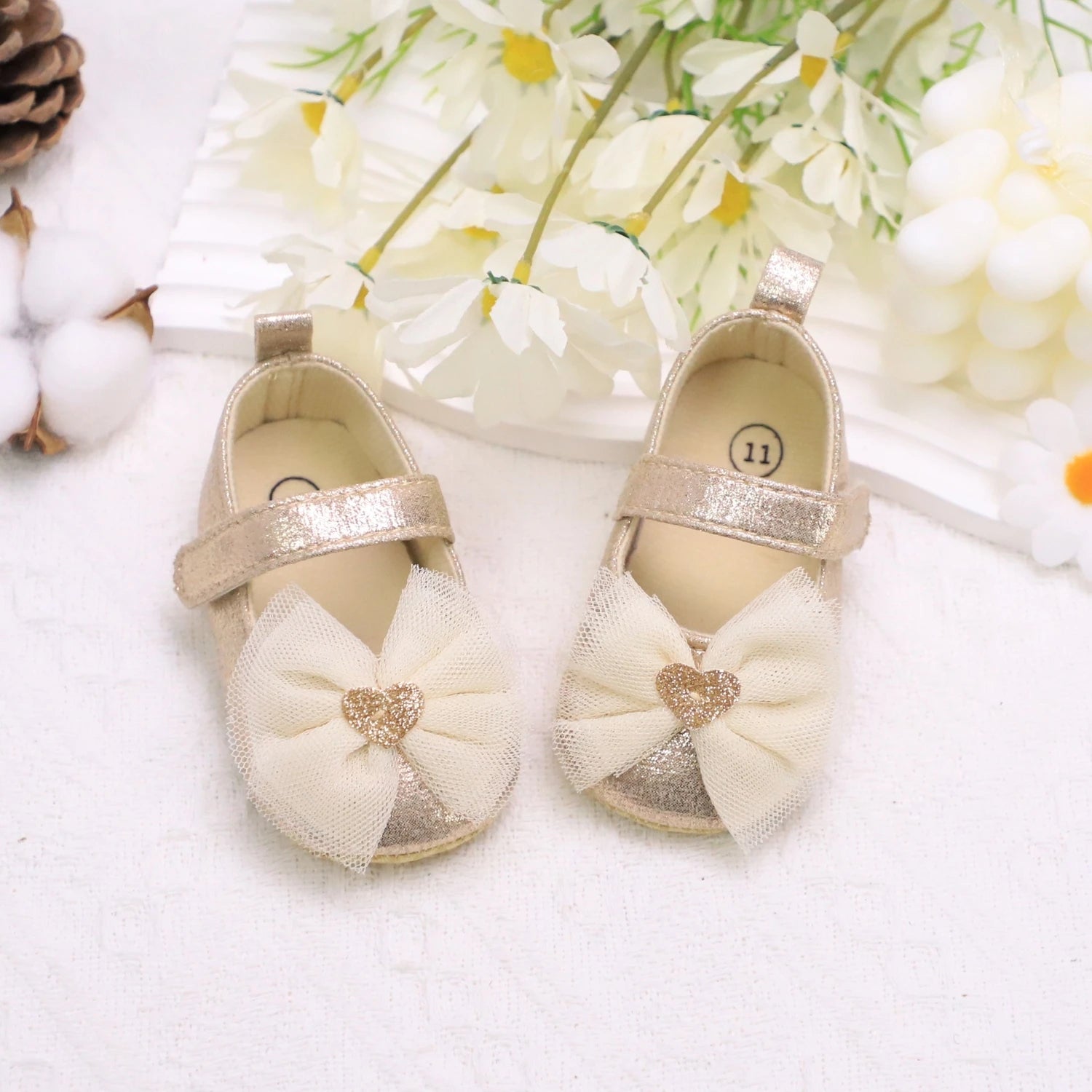 Baby Girl Princess Shoes | Breathable Non-Slip Lace Fashion First Walkers