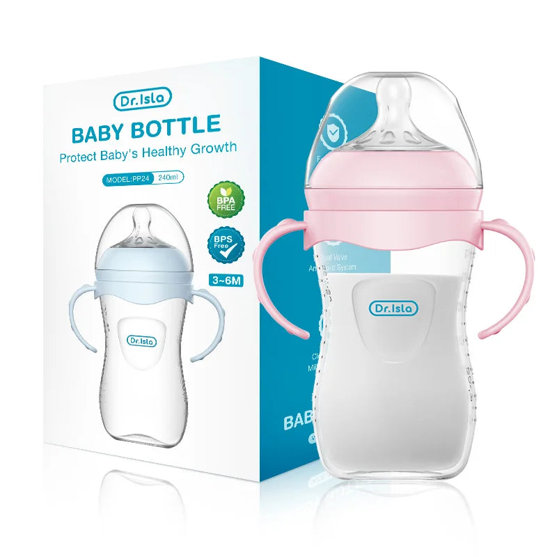 BPA-Free Baby PP Bottle with Handle 150/240/330ML