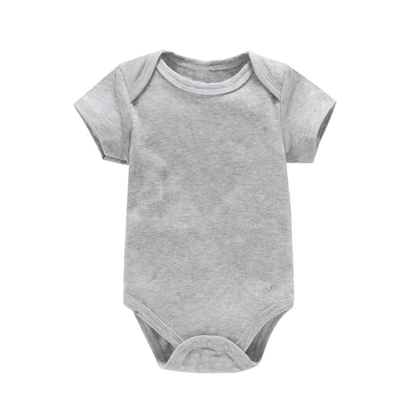 Baby Bodysuit Solid Color Romper Jumpsuit for Newborns