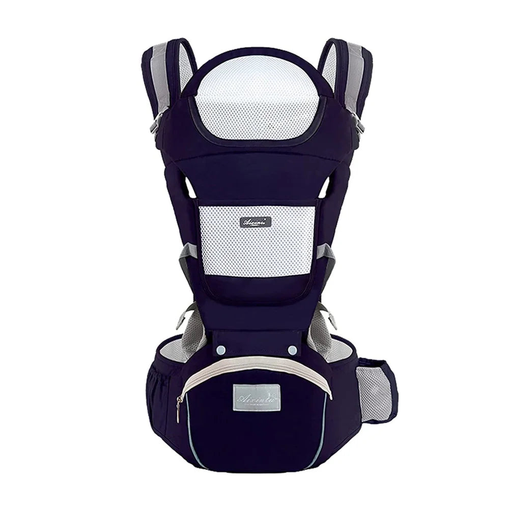 Ergonomic Baby Carrier with Hipseat | Front-Facing & Kangaroo Carry