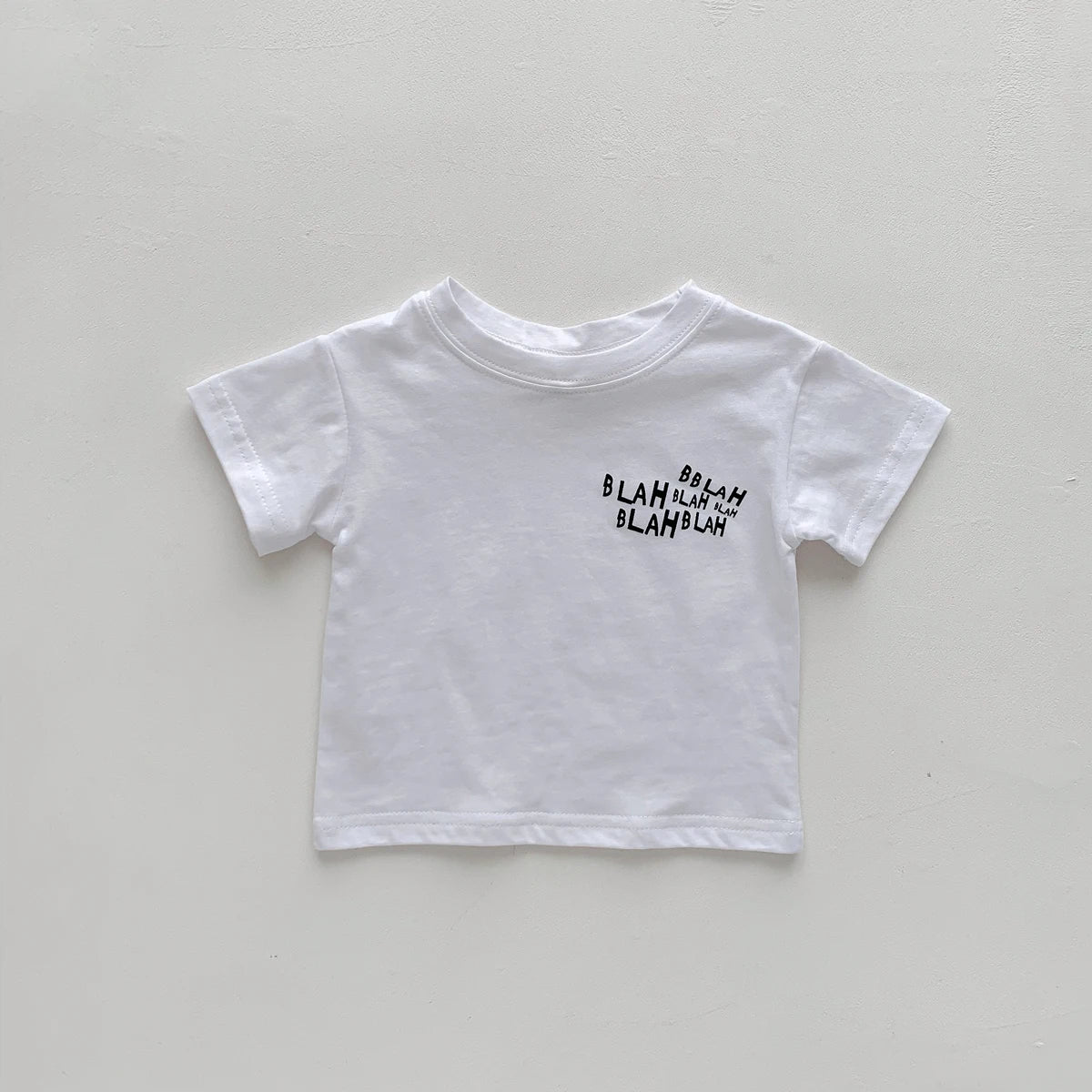 Baby Girl & Boy T-Shirt with Denim Jumpsuit 2-Piece Set