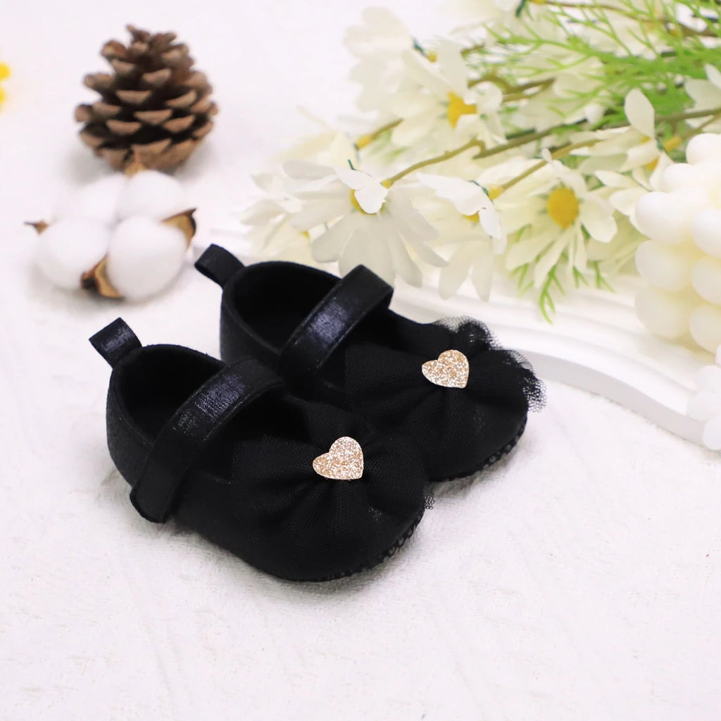 Baby Girl Princess Shoes | Breathable Non-Slip Lace Fashion First Walkers