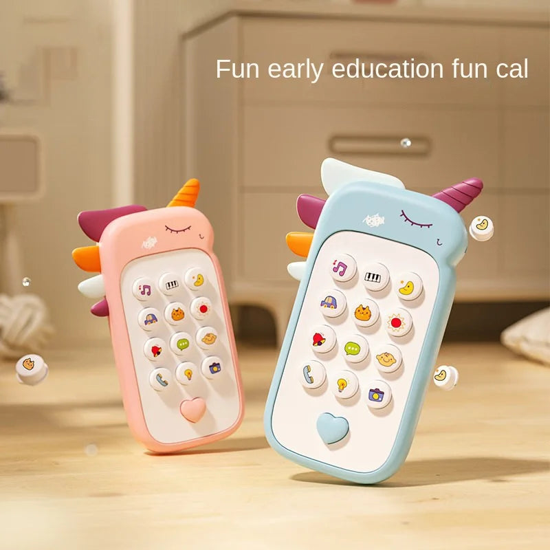Baby Phone Toy with Music & Teether for Infants