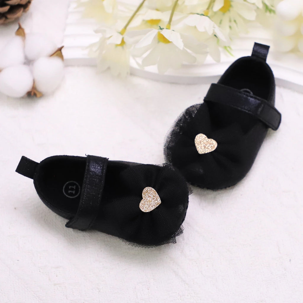 Baby Girl Princess Shoes | Breathable Non-Slip Lace Fashion First Walkers
