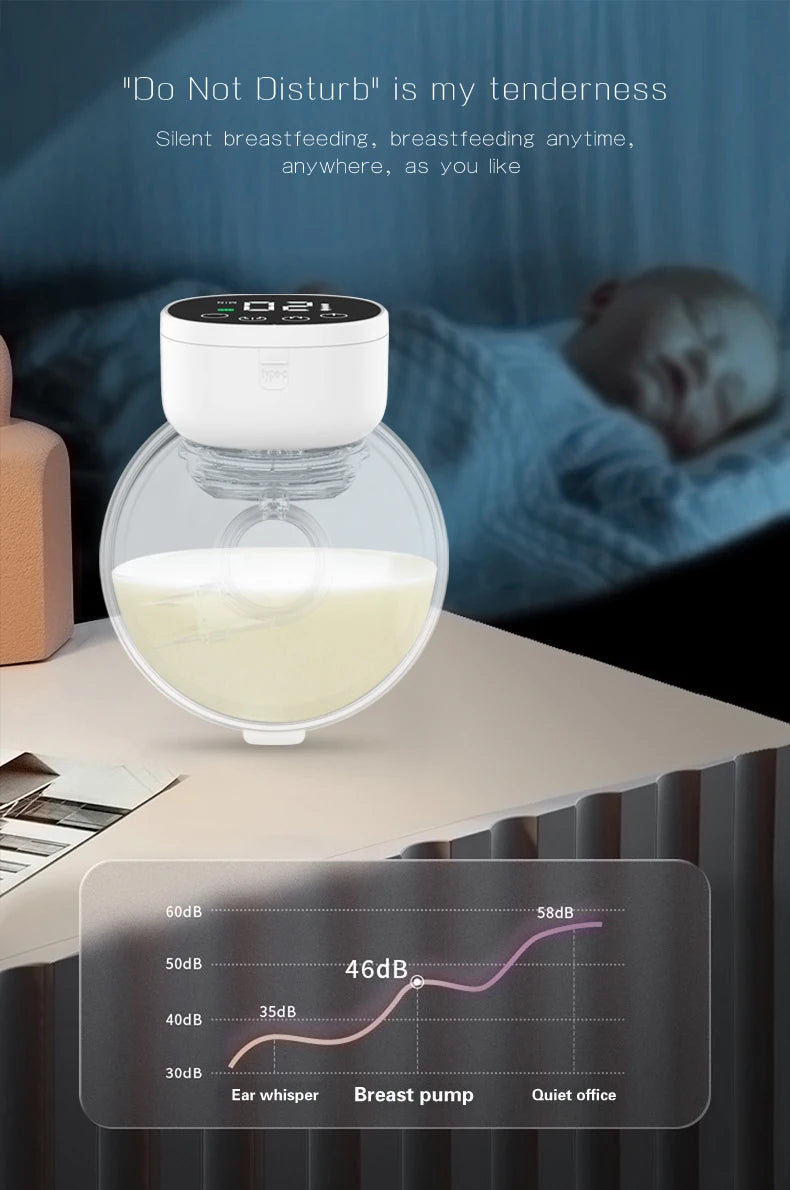 Wearable Hands-Free Electric Breast Pump