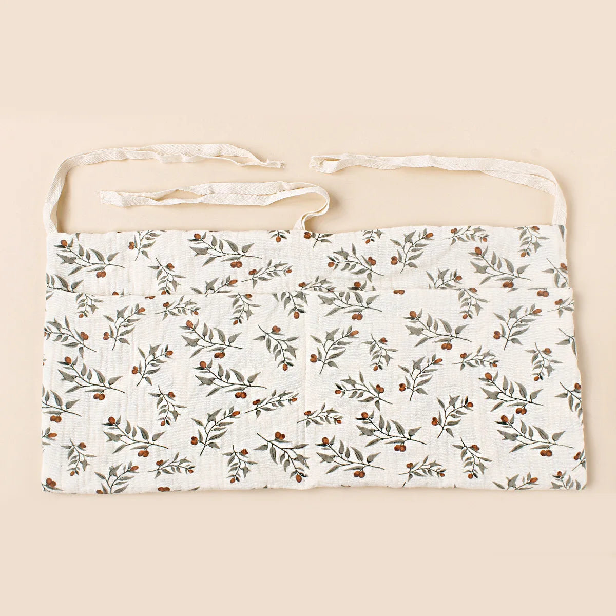 Baby Nursery Crib Organizer Caddy with 2 Pockets