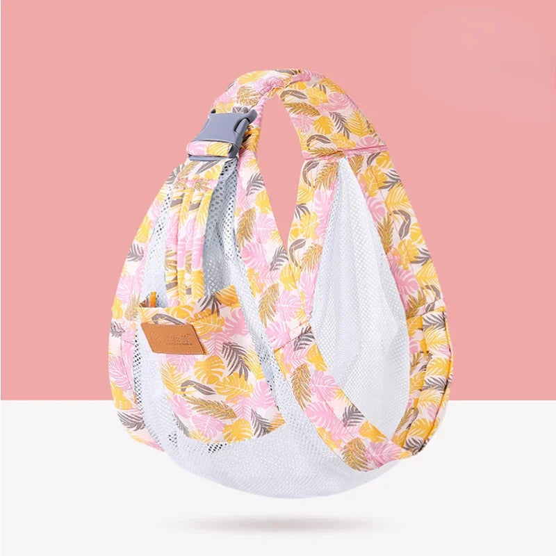 Newborn Baby Wrap Sling with Nursing Cover 0-36M