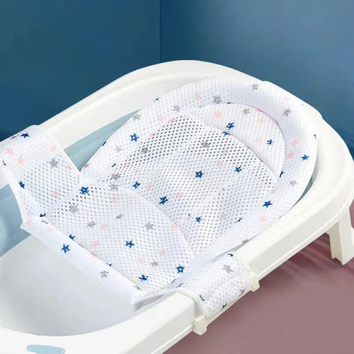 Baby Bath Net Mat with Anti-Slip Bathtub Seat Cushion