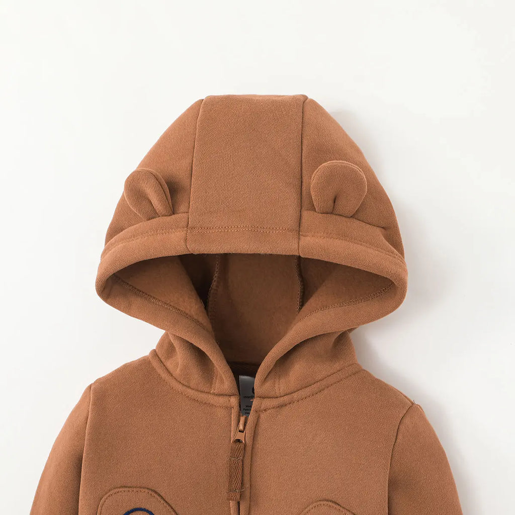 Baby 3-Piece Hooded Coat, Romper & Trousers Set