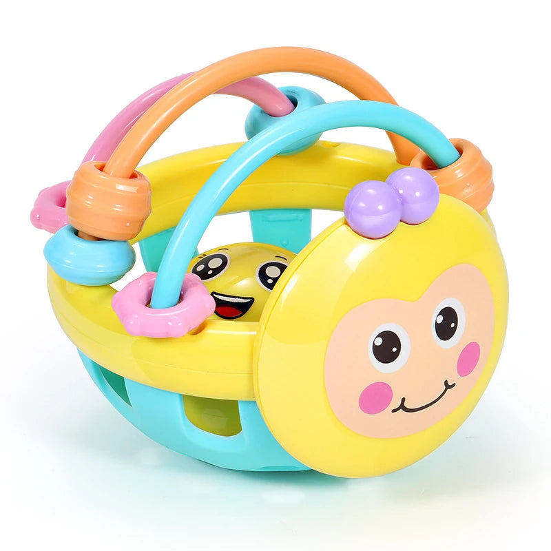 Sensory Teething Rattle Toy for Babies 0-36 Months