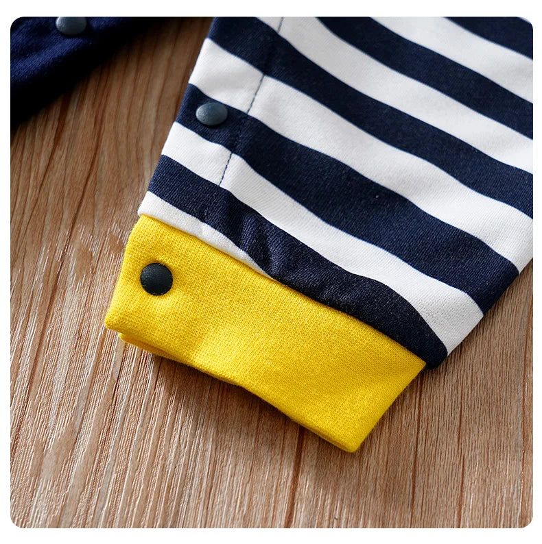 Baby Cartoon Knit Crawling Jumpsuit (0-18M)