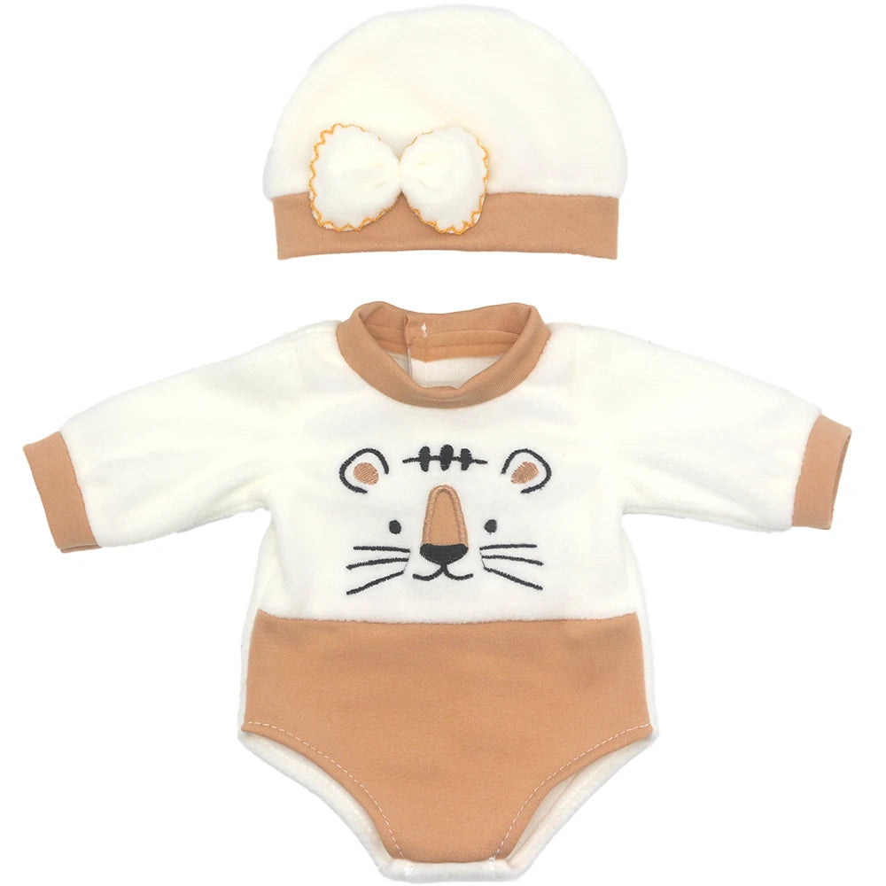 Baby Doll Outfits Set with Shoes for 13-18 Inch Dolls