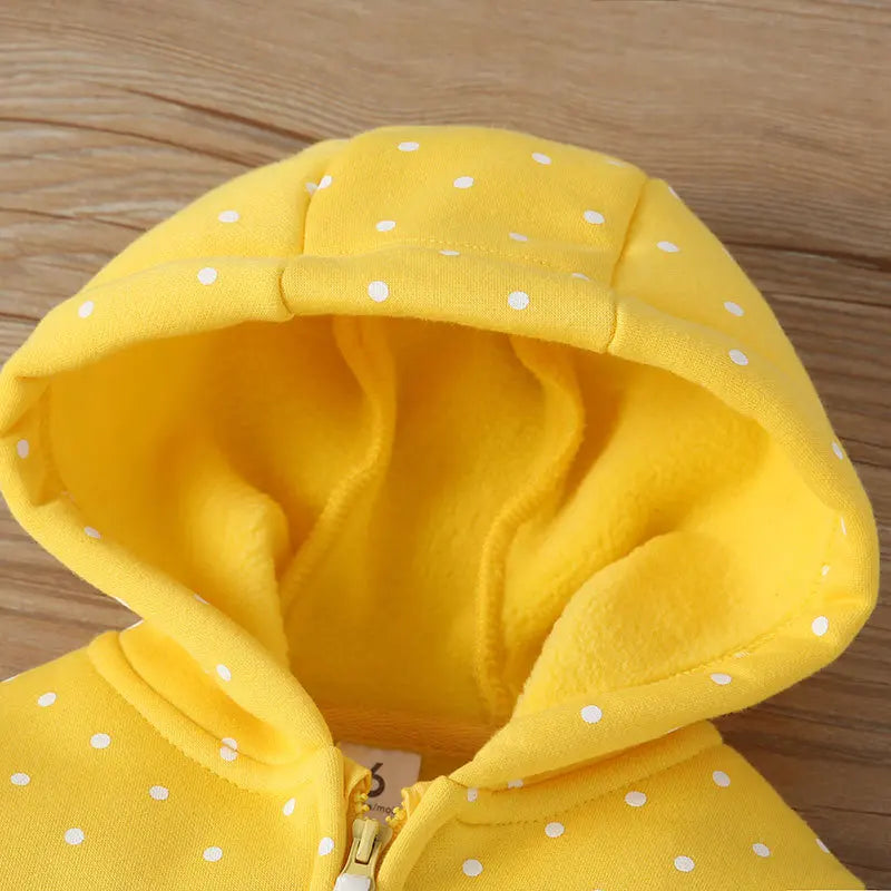 Baby 3-Piece Hooded Coat, Romper & Trousers Set