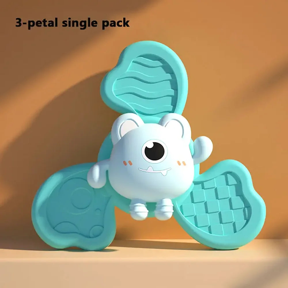 Baby Bath Sucker Spinner Fidget Rattle Toy Set