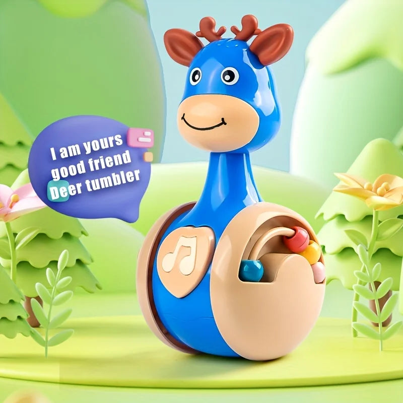 Roly Poly Tumbler Wobbler Toy for Infants 6-12 Months