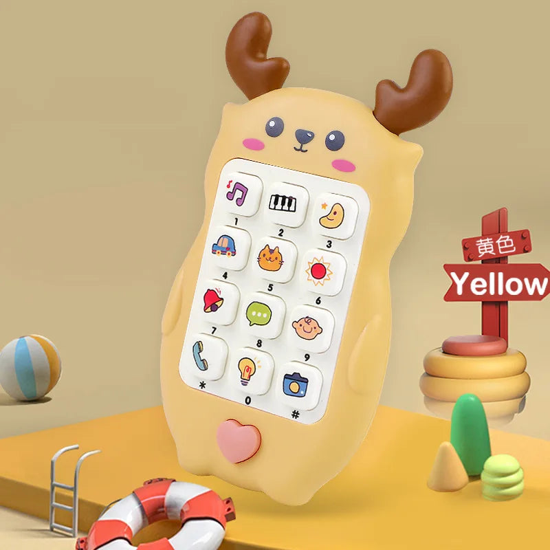 Baby Phone Toy with Music & Teether for Infants