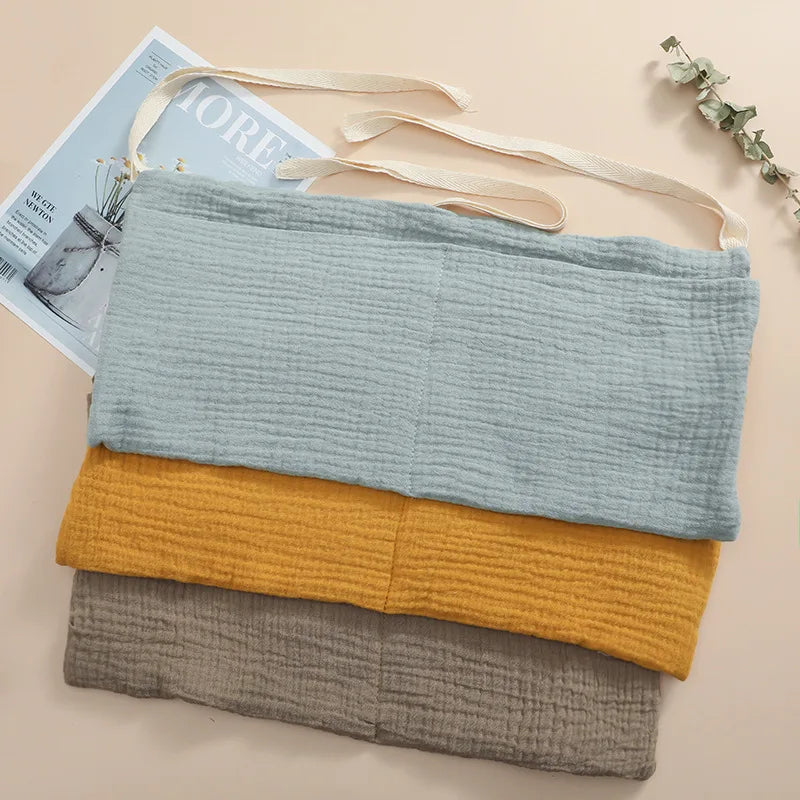Baby Nursery Crib Organizer Caddy with 2 Pockets