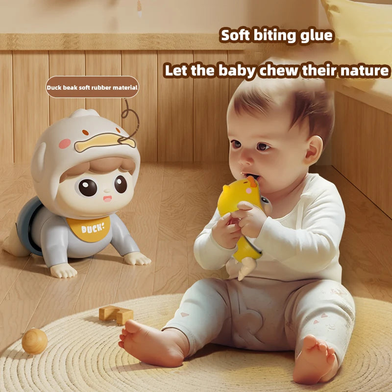 Crawling Guidance Musical Doll Toy for Babies 0-12M