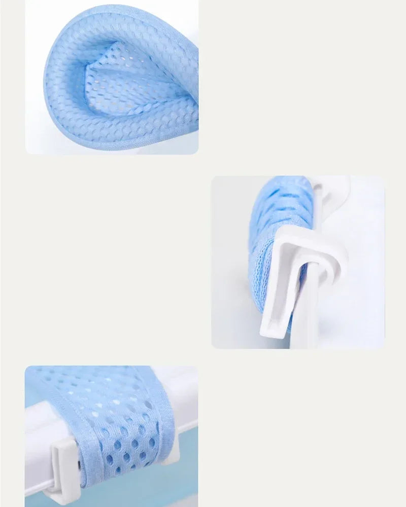 Baby Bath Net Mat with Anti-Slip Bathtub Seat Cushion
