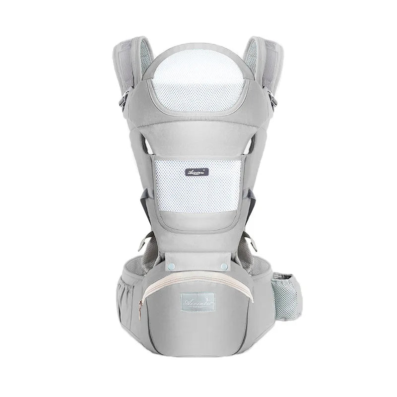 Ergonomic Baby Carrier with Hipseat | Front-Facing & Kangaroo Carry