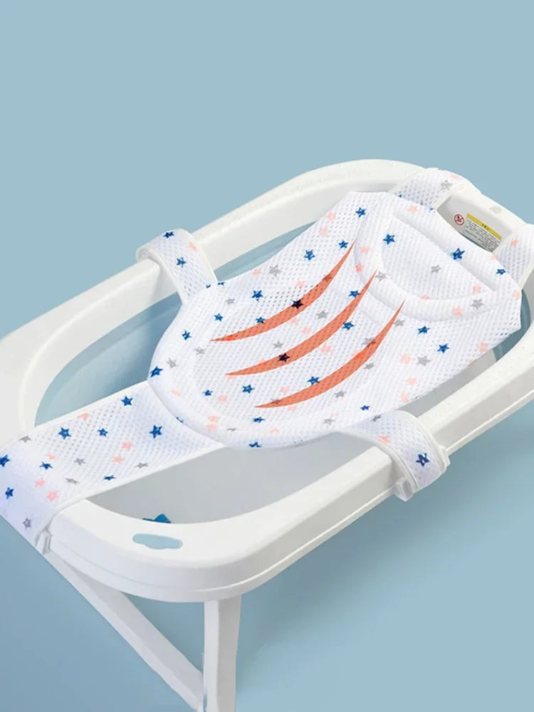 Baby Bath Net Mat with Anti-Slip Bathtub Seat Cushion