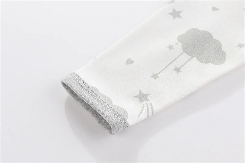 Newborn Baby Bodysuit Romper | Soft Cartoon Print 0-9M