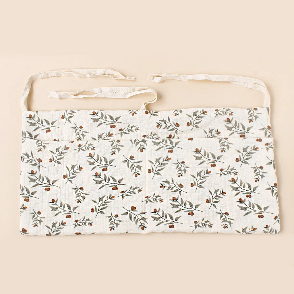 Baby Nursery Crib Organizer Caddy with 2 Pockets
