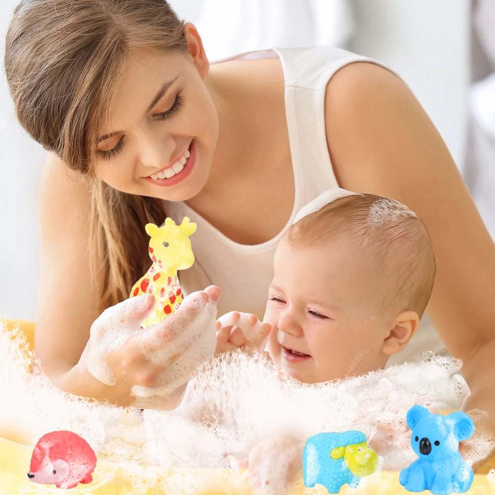 Cute Sea Animal Squeeze Float Bath Toys for Kids
