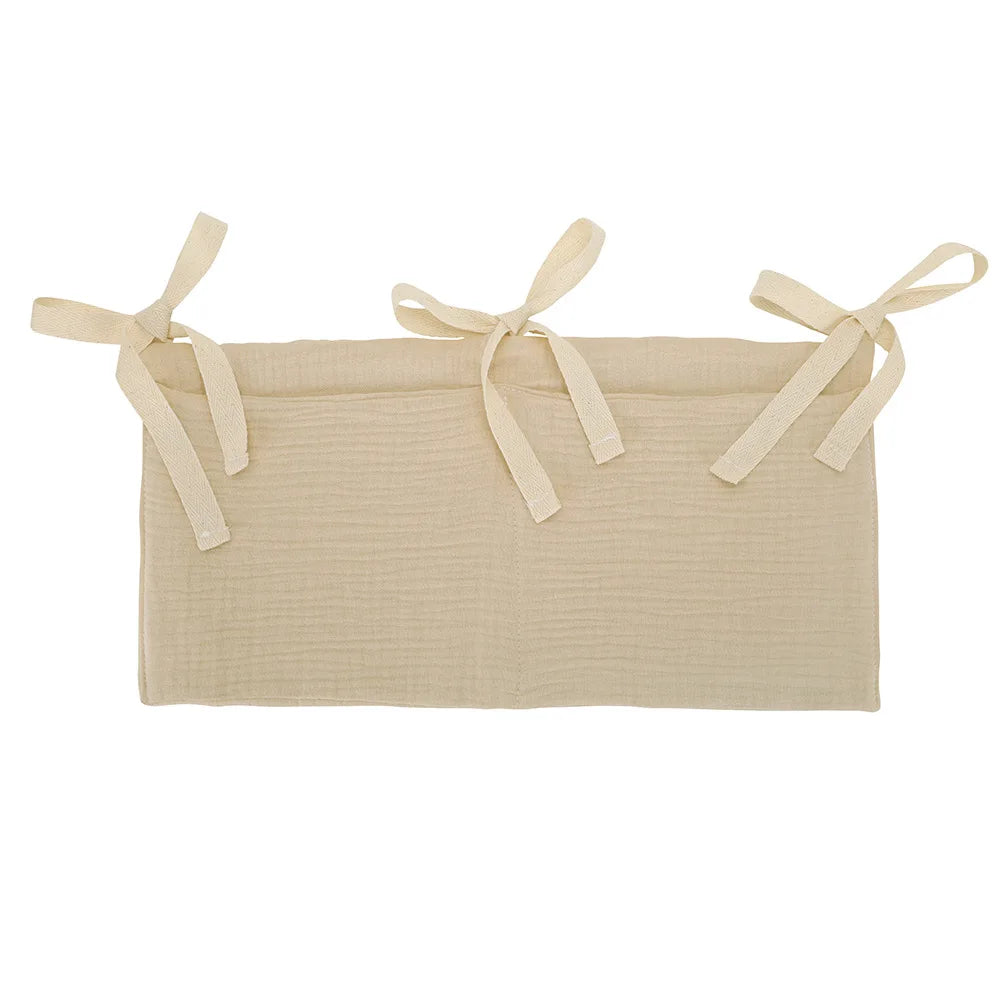 Baby Nursery Crib Organizer Caddy with 2 Pockets