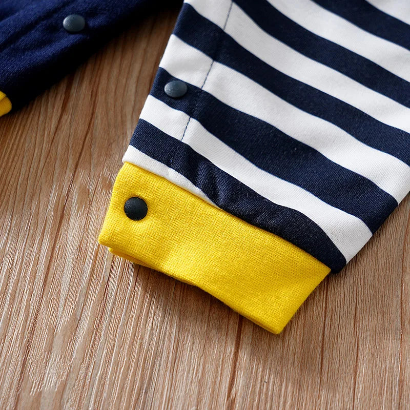 Baby Cartoon Knit Crawling Jumpsuit (0-18M)