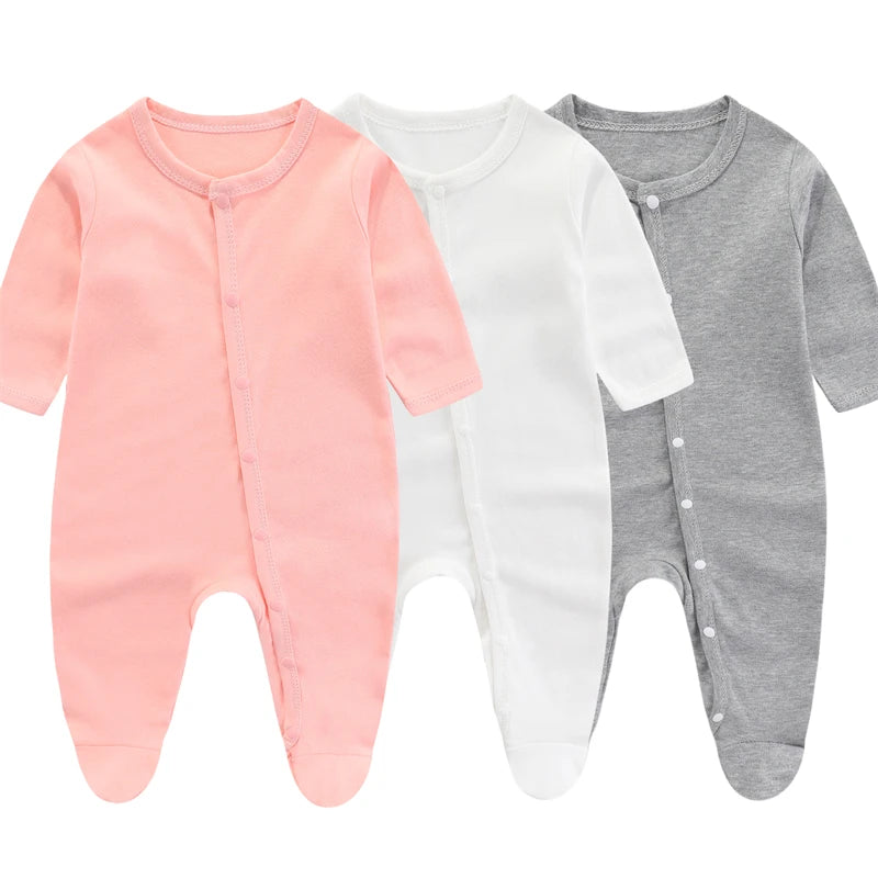 Newborn Baby Bodysuit Romper | Soft Cartoon Print 0-9M