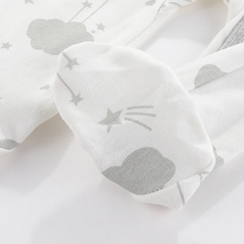 Newborn Baby Bodysuit Romper | Soft Cartoon Print 0-9M