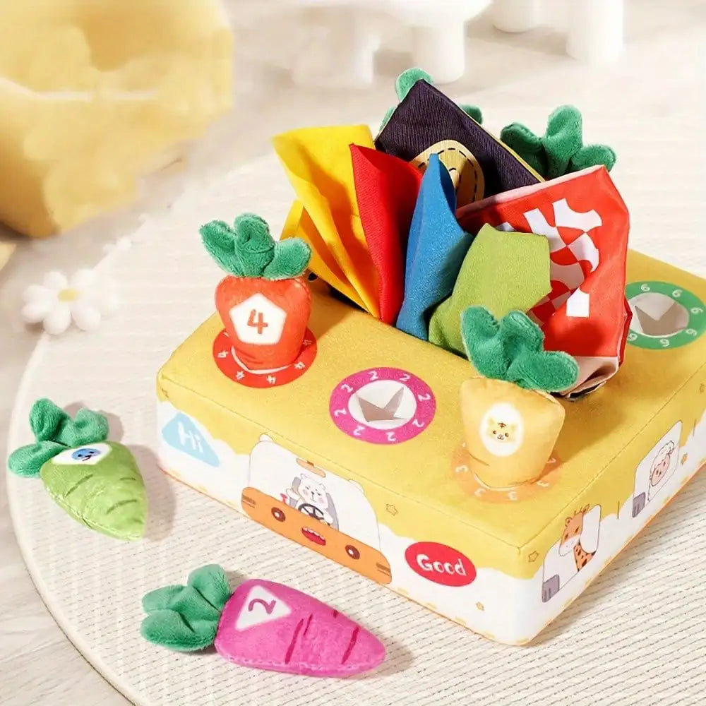 Soft Car Toy Set with Play Mat for Toddlers 12-18M