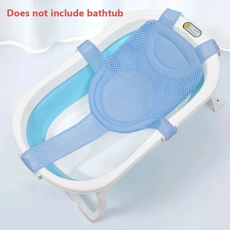 Baby Bath Net Mat with Anti-Slip Bathtub Seat Cushion