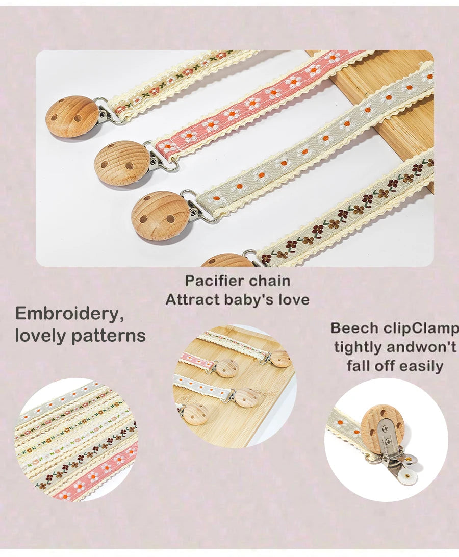Baby Pacifier Clips & Teething Soother Chain
