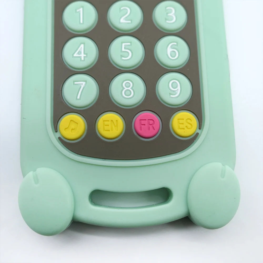 Baby Teether Toy Realistic Cartoon Remote Control