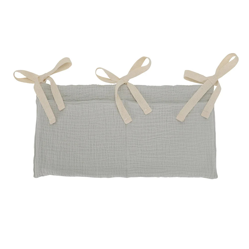 Baby Nursery Crib Organizer Caddy with 2 Pockets