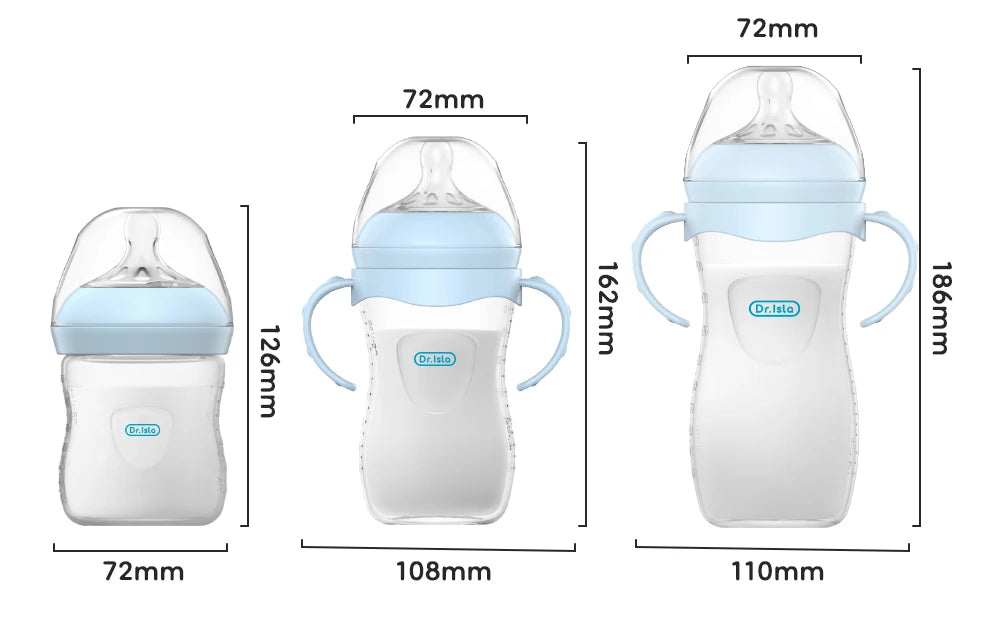 BPA-Free Baby PP Bottle with Handle 150/240/330ML
