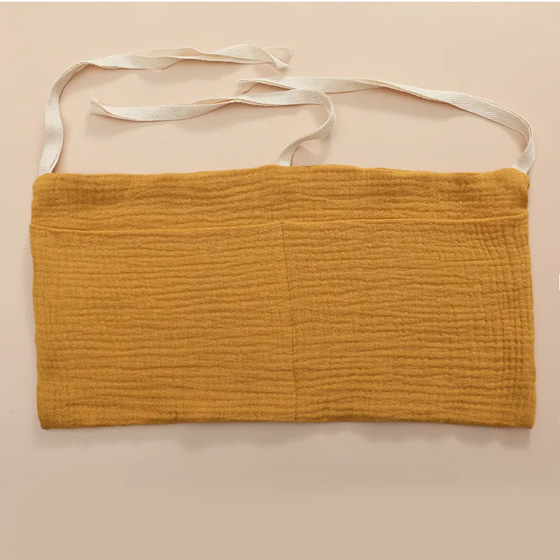 Baby Nursery Crib Organizer Caddy with 2 Pockets