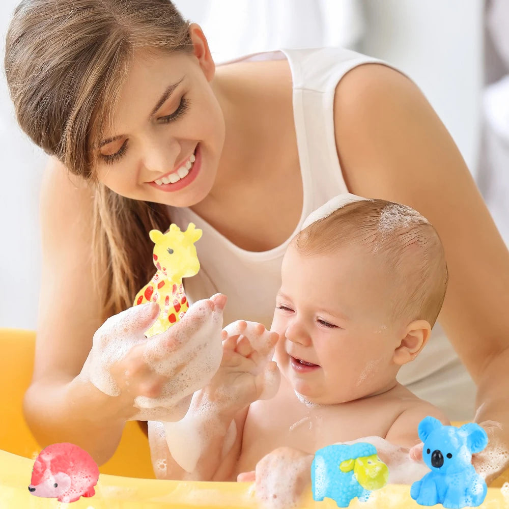 Cute Sea Animal Squeeze Float Bath Toys for Kids