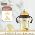 Wide Mouth Newborn Baby Bottle with Learning Nipple