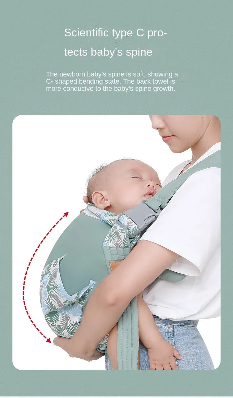 Newborn Baby Wrap Sling with Nursing Cover 0-36M