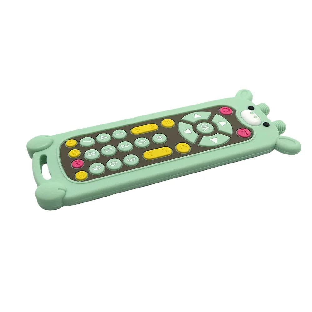 Baby Teether Toy Realistic Cartoon Remote Control